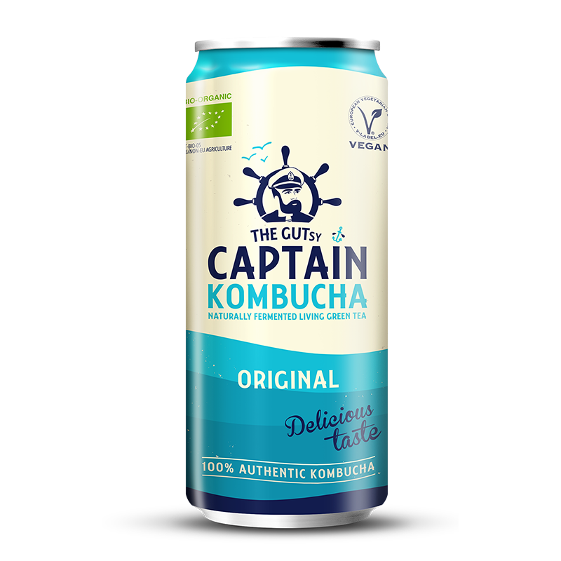 GUTsy Captain Kombucha - Original CANs 20 x 250ml